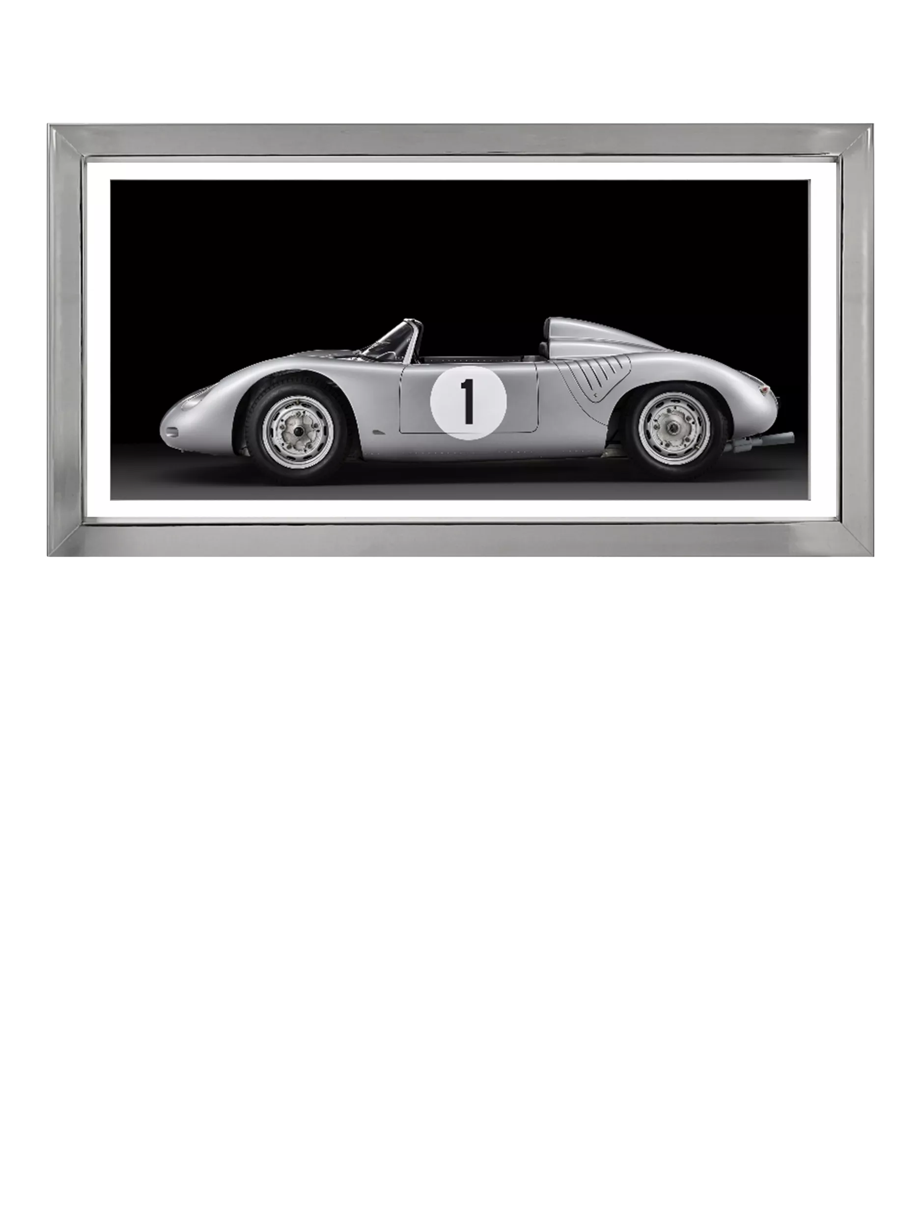 Brookpace Lascelles 'Porsche 718 RSK' Car Framed Print & Mount, 49 x 99cm, Black