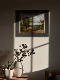 Brookpace Lascelles 'Scottish Landscape' Framed Canvas Print, 55 x 65cm, Green/Black - view 2, Green, Black