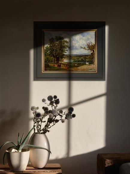 Brookpace Lascelles 'Scottish Landscape' Framed Canvas Print, 55 x 65cm, Green/Black - view 2, Green, Black