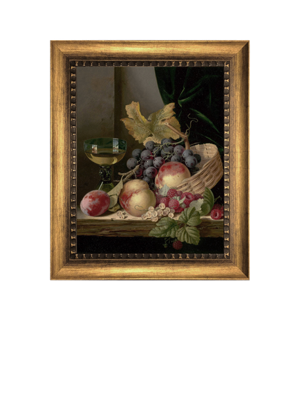 Brookpace Lascelles 'Still Life Autumn Fruits' Framed Canvas Print, 64 x 54cm, Multi