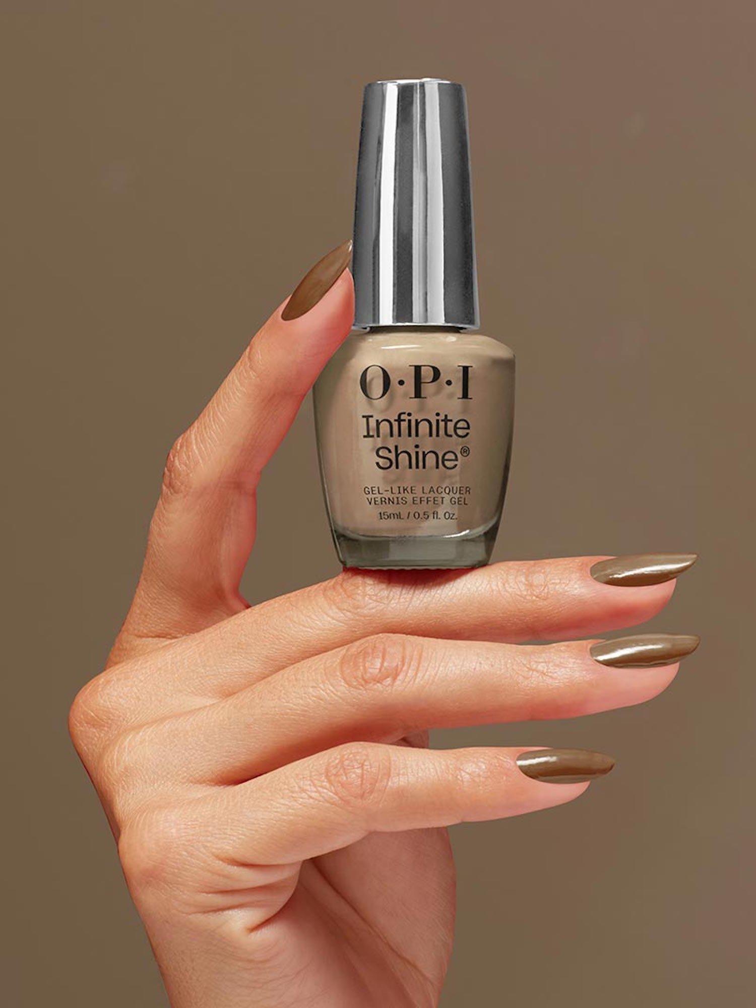 Product image 5 of 5, which shows OPI Infinite Shine Gel-Like Lacquer Nail Polish, Livin' La Vida Mocha