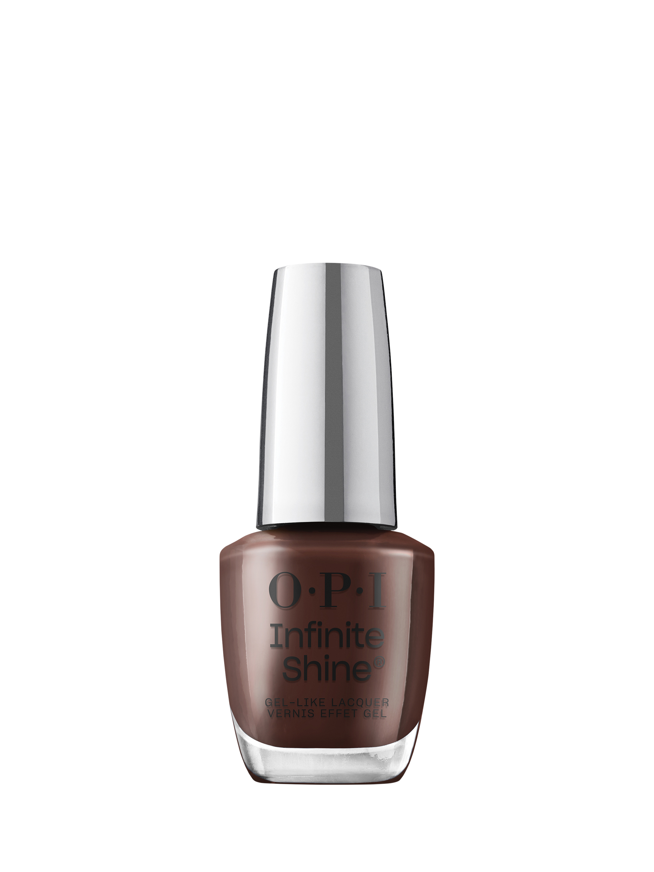Product image 1 of 5, which shows OPI Infinite Shine Gel-Like Lacquer Nail Polish, Not Afraid Of The Dark