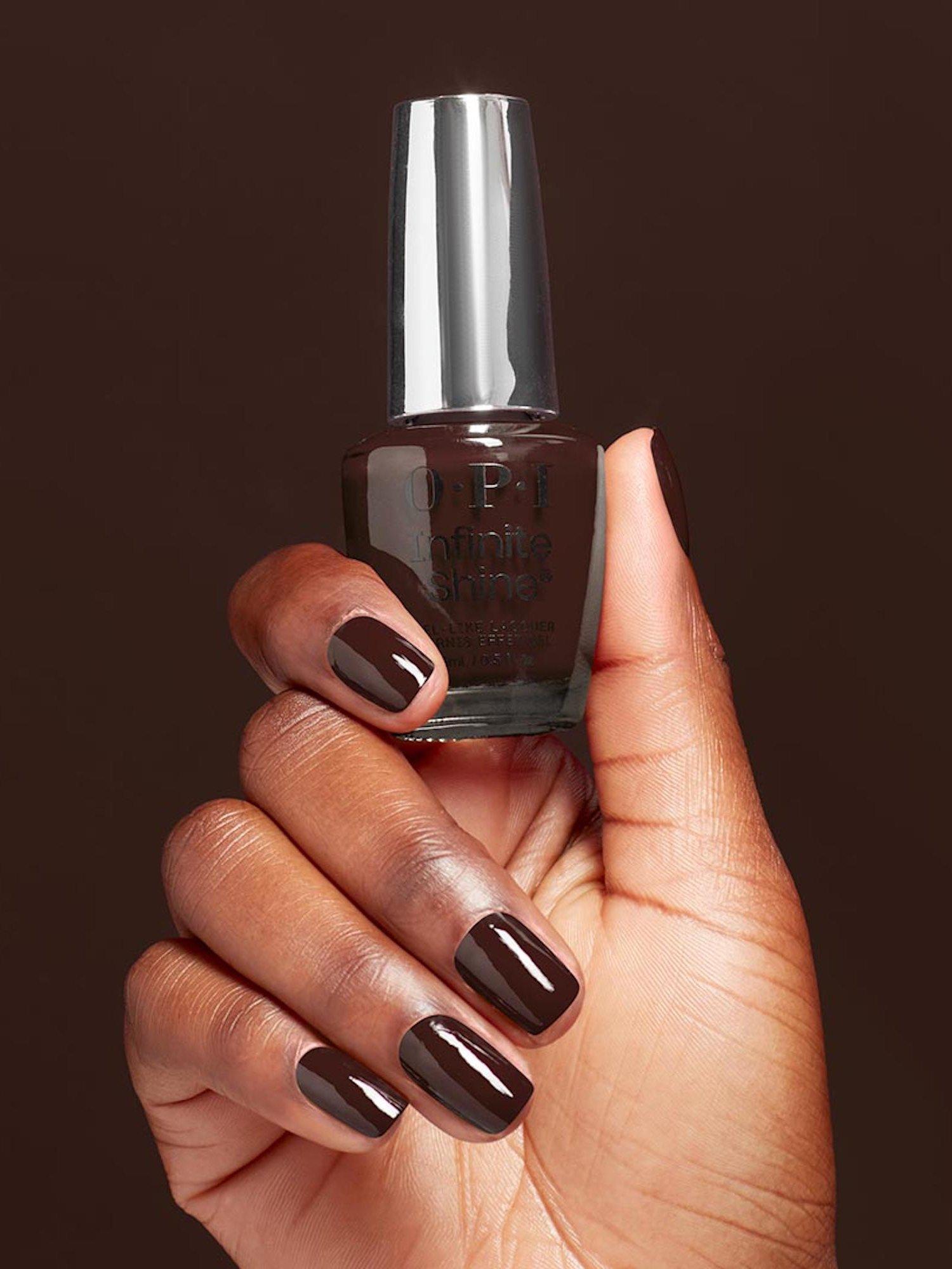 Product image 5 of 5, which shows OPI Infinite Shine Gel-Like Lacquer Nail Polish, Not Afraid Of The Dark