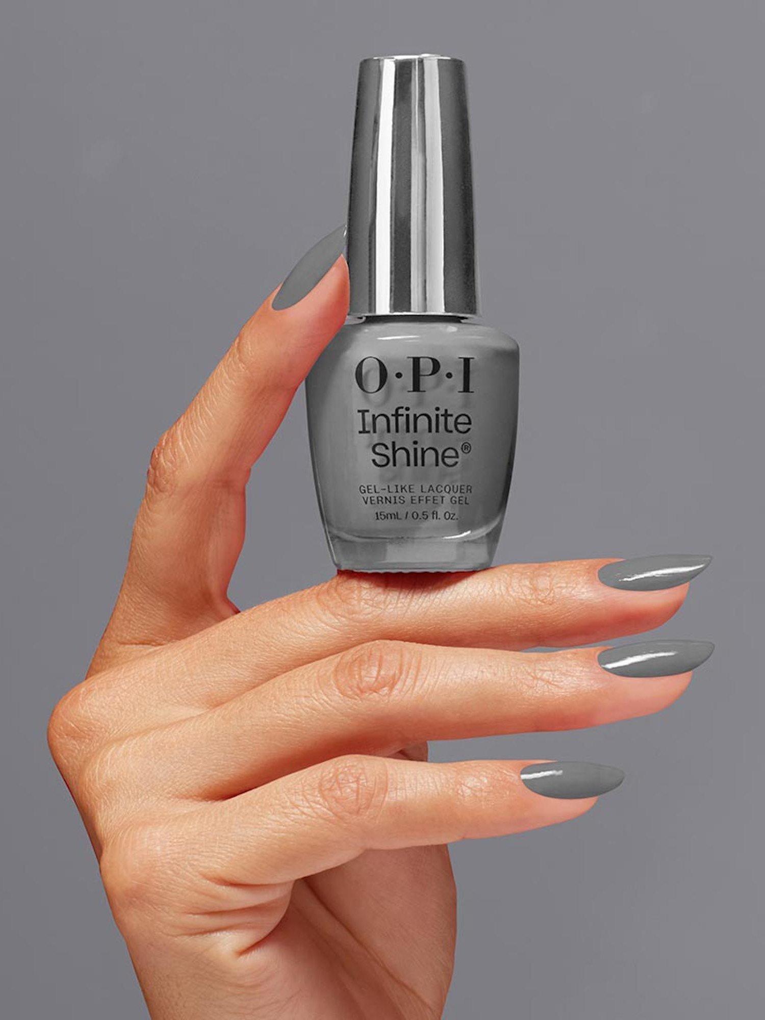 Product image 5 of 5, which shows OPI Infinite Shine Gel-Like Lacquer Nail Polish, Steel Waters Run Deep