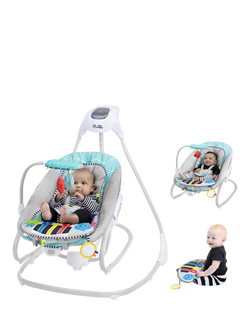 Baby Einstein Ocean Explorers Kick to It 4-in-1 Musical Swing and Rocker, Multi