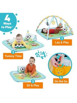 Bright Starts Grip & Kick Oball Activity Gym, Multi - view 2, Multi