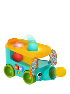 Bright Starts Pop & Roll Safari Bus Ball Toy