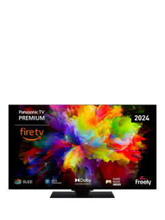 Panasonic TV-55Z80AEY OLED HDR 4K Ultra HD Smart Fire TV, 55 inch with Freely & Dolby Atmos, Black