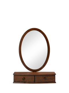 Cotswold Company Winchcombe Dressing Table Mirror, Dark Oak