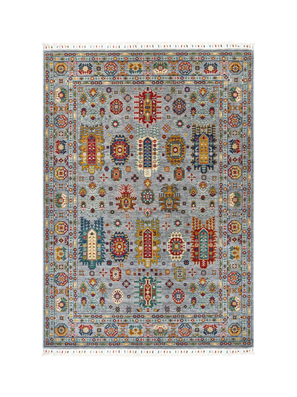 Gooch Luxury Malaki Wool Rich Rug, Grey