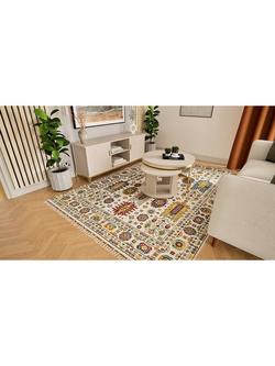 Gooch Luxury Malaki Wool Rich Rug - view 2, Ivory