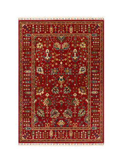 Gooch Luxury Amiri Wool Rich Rug, Red/Multi