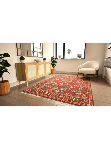 Gooch Luxury Amiri Wool Rich Rug - view 2, Red/Multi