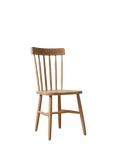 Cotswold Company Inglesham Spindleback Chair, Whitewash Oak, Set of 2