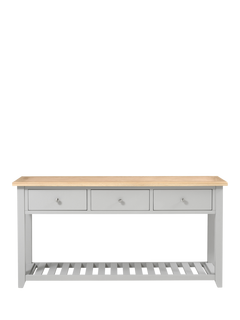 Cotswold Company Chester Large Console Table, Dove Grey