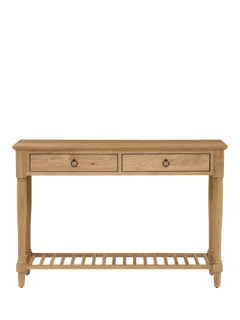 Cotswold Company Elkstone Console Table, Mellow Oak