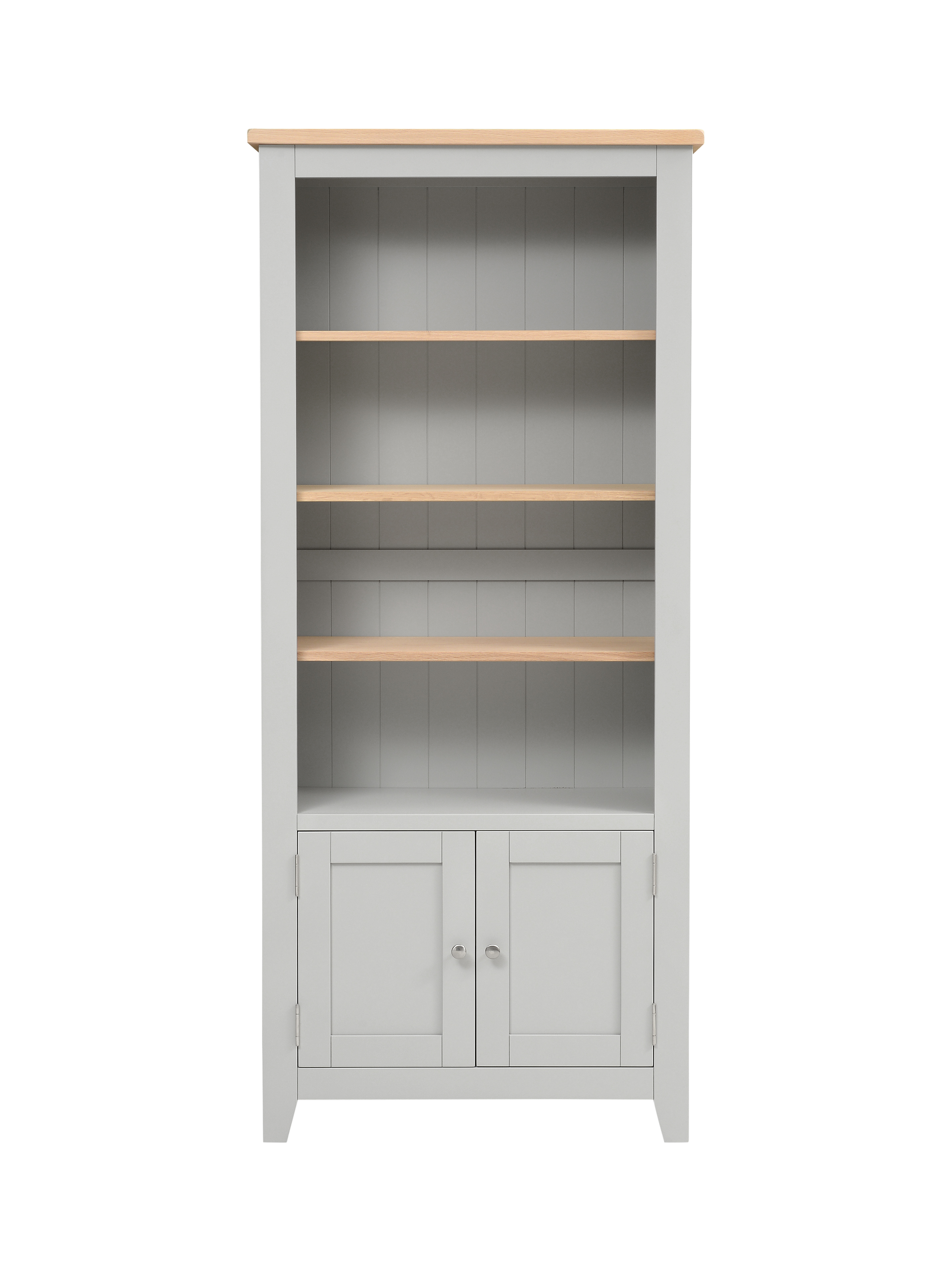 Cotswold Company Chester Alcove Display Cabinet Dove Grey