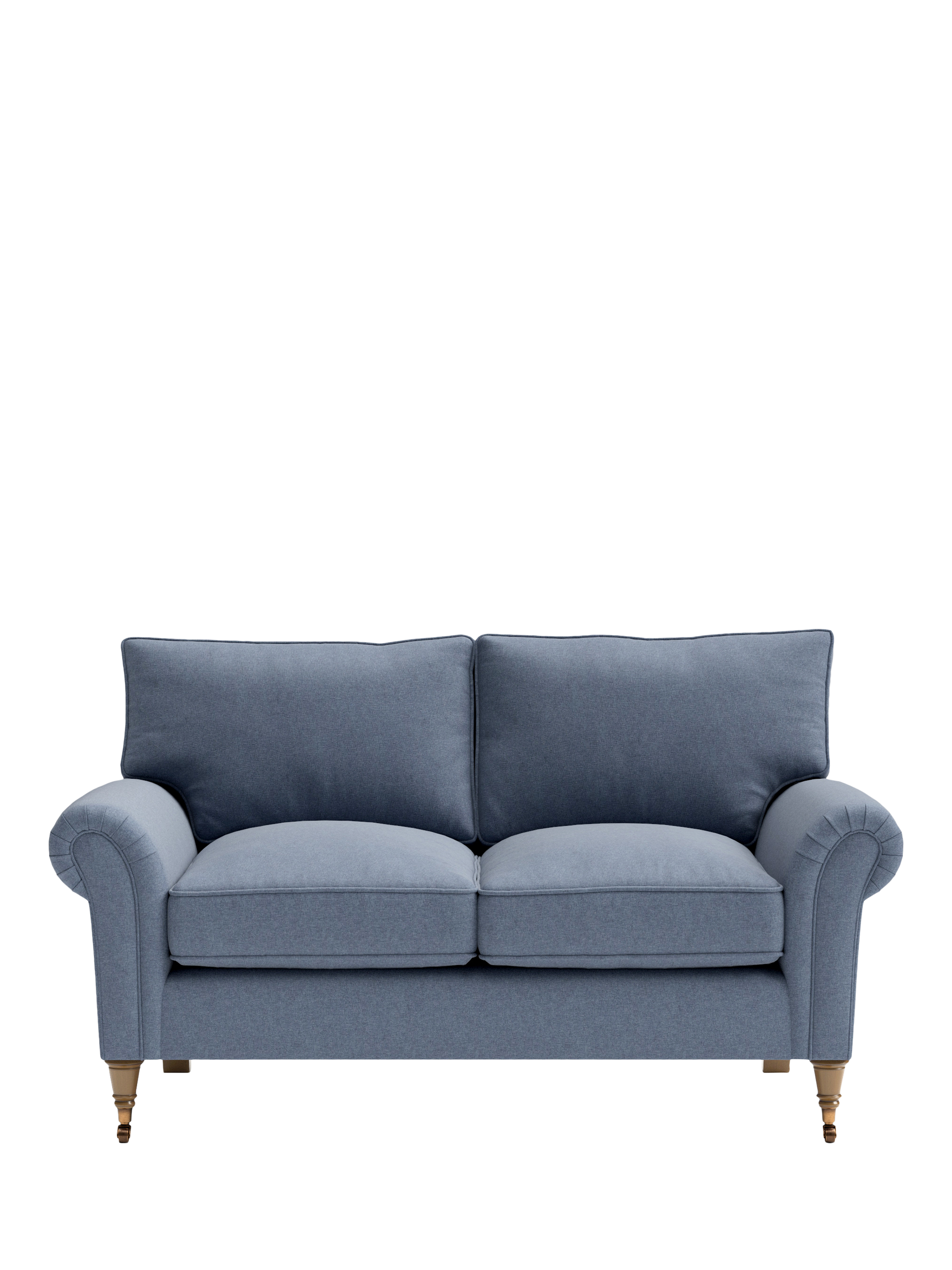 Osbourne Range, Cotswold Company Osbourne Small 2 Seater Linen Sofa, Indigo