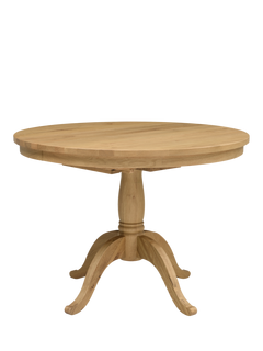 Cotswold Elkstone 4-6 Seater Round Extending Dining Table, Mellow Oak