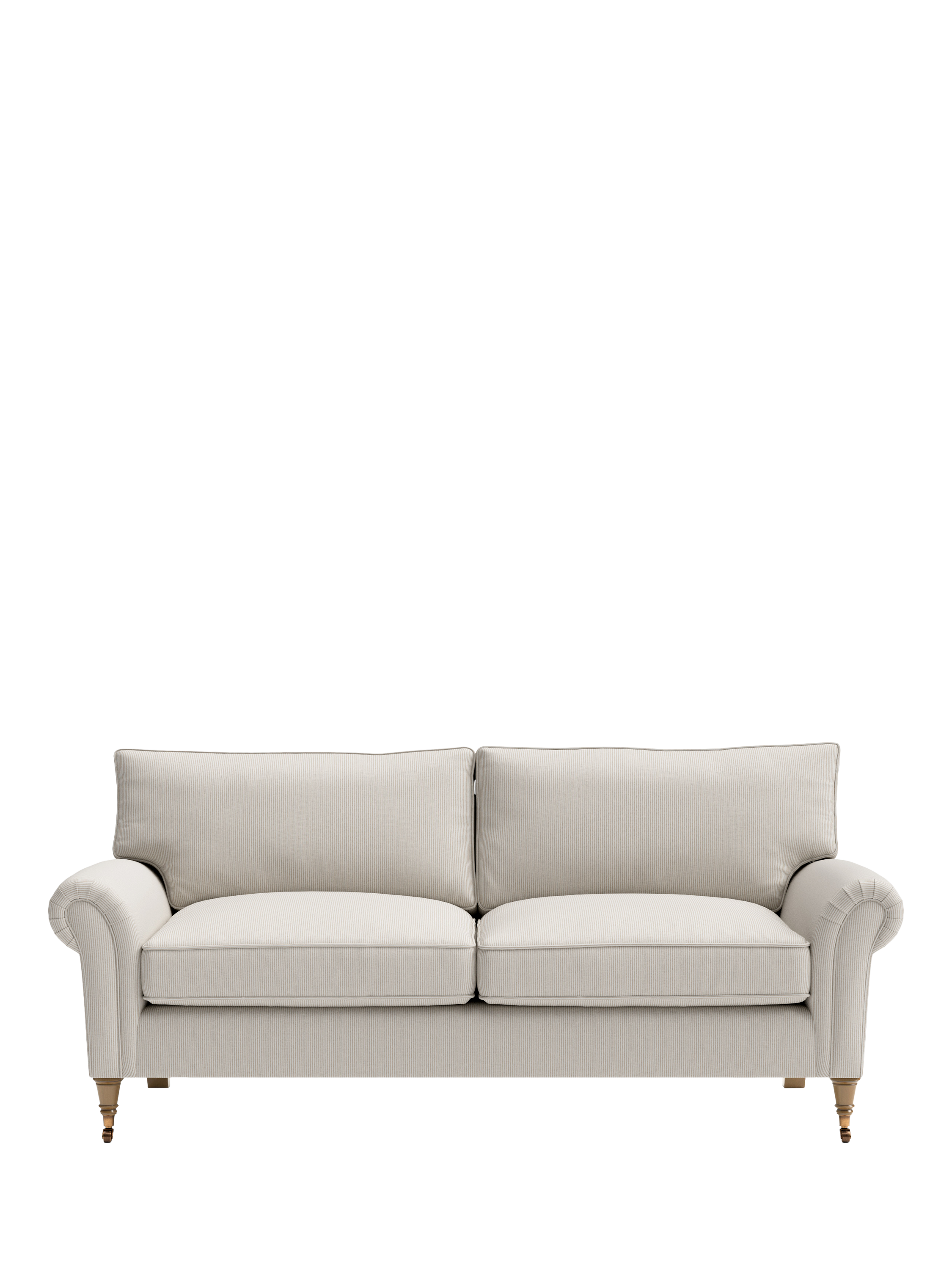 Cotswold Company Osbourne Broadway Stripe Large 3 Seater Sofa, Natural