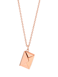 Treat Republic Personalised Message Envelope Necklace