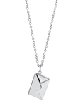 Treat Republic Personalised Message Envelope Necklace