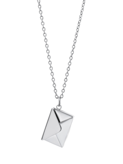Treat Republic Personalised Message Envelope Necklace, Multi