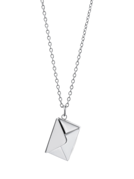 Treat Republic Personalised Message Envelope Necklace, Multi