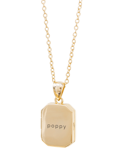 Treat Republic Personalised Photo Locket Necklace, Multi