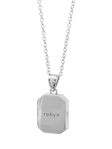 Treat Republic Personalised Photo Locket Necklace, Multi