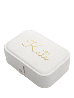 Treat Republic Personalised Glitter Jewellery Case, Multi