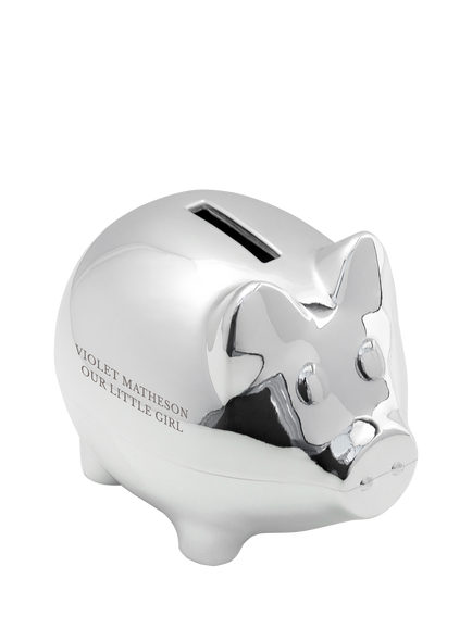 Treat Republic Personalised Piggy Bank, Multi