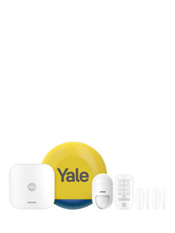 Yale Smart Home Alarm Starter Kit, White / Yellow Siren