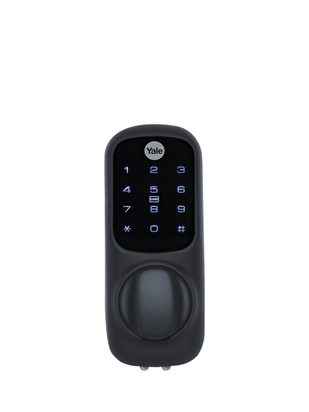 Yale Smart Keyless Lock, Black - view 2, Chrome