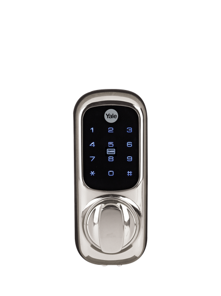 Yale Smart Keyless Lock, Chrome - view 2, Black