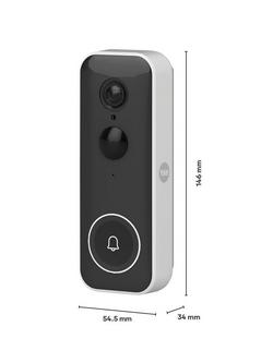 Yale Smart Video Doorbell - view 2, White