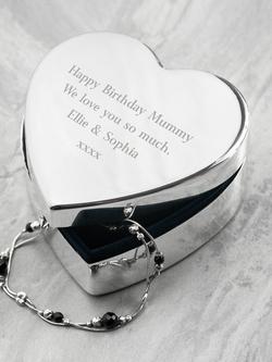 Treat Republic Personalised Heart Trinket Box - view 2, Multi