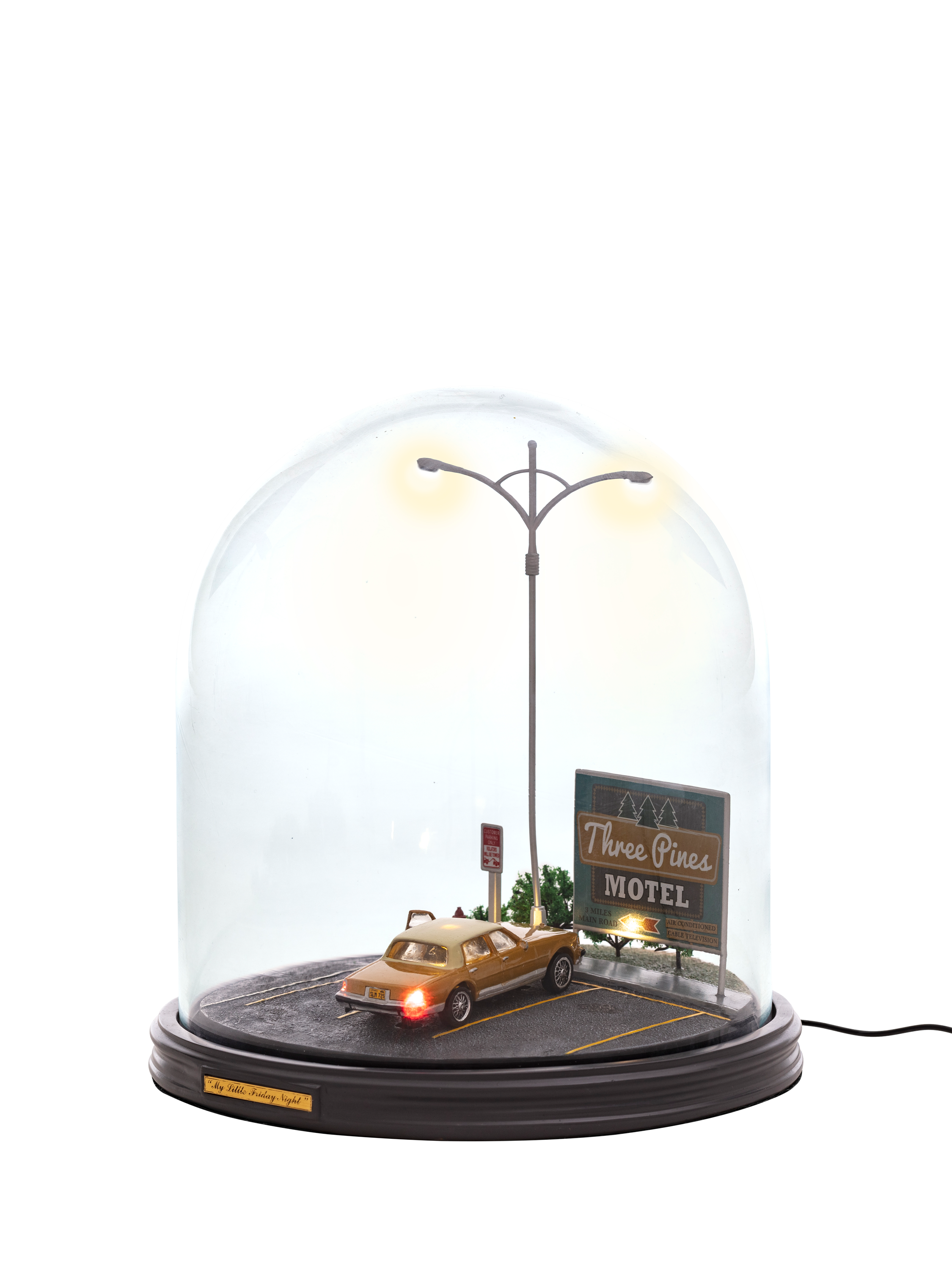 Seletti My Little Friday Night Table Lamp, Anthracite/Multi