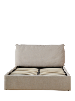 MADE Harlow Ottoman Storage Bed, King Size - view 2, Oat