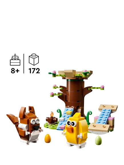 LEGO Spring Animal Playground Set with Toy Tree-House 40709 - view 2, Multi