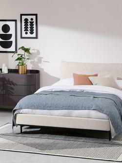 MADE Harlow Bed Frame, Double - view 2, Oat