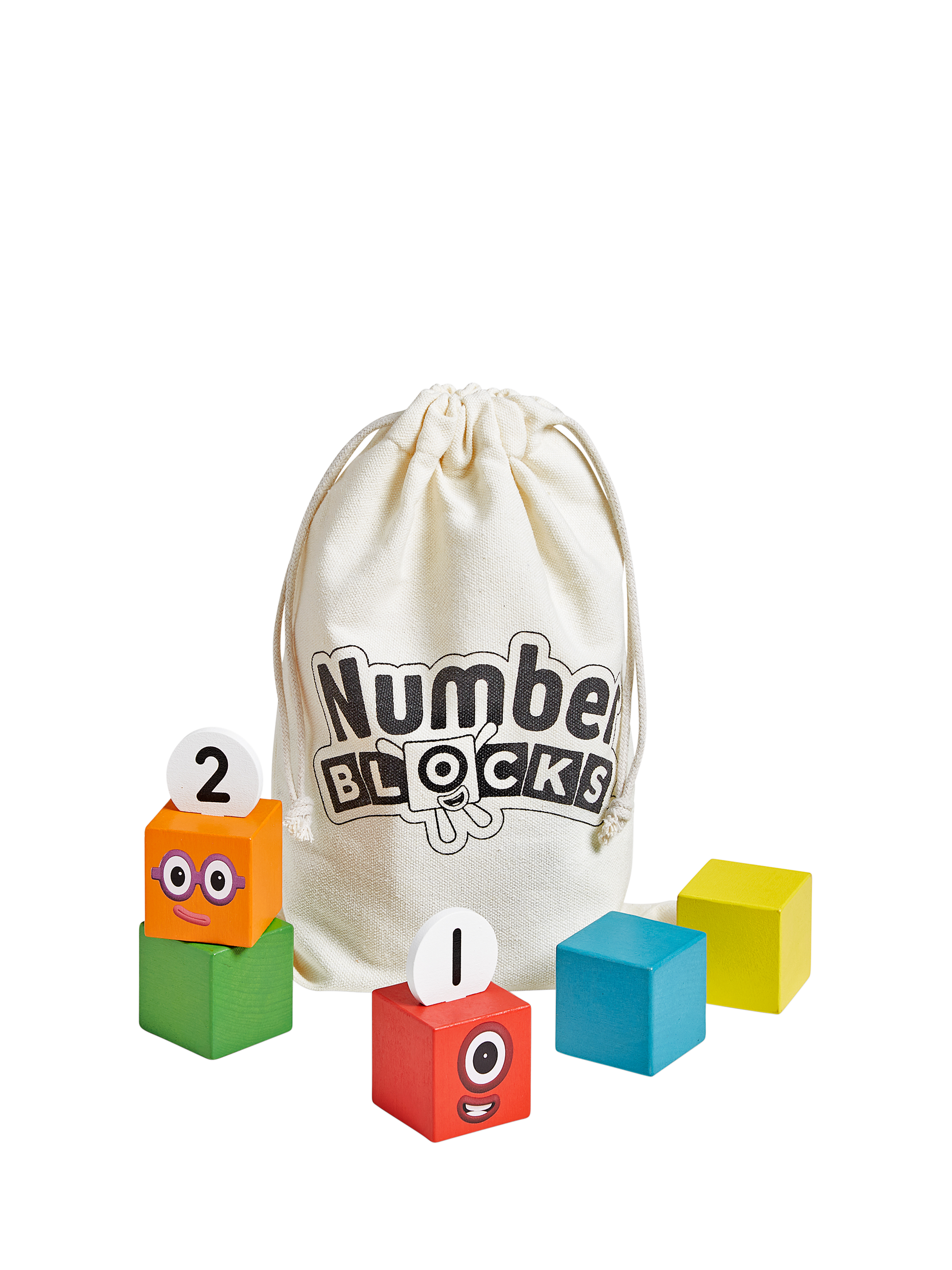 Numberblocks One to Five Wooden Building Blocks Activity Set, 21 Piece