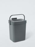 John Lewis Food Waste Caddy, Dark Grey