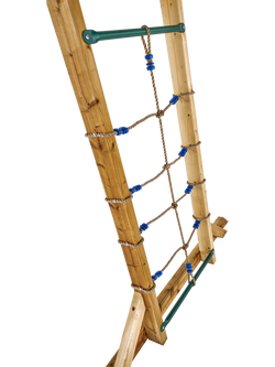 Plum Wooden Monkey Bars - view 2, Multi