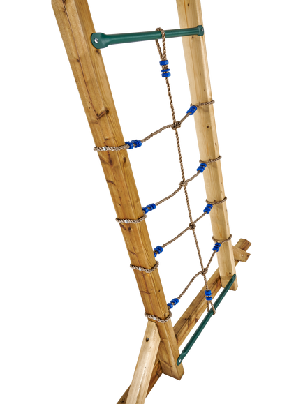 Plum Wooden Monkey Bars - view 2, Multi