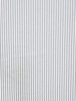John Lewis Ticking Stripe Made to Measure Curtains or Roman Blind, Blue, Blue
