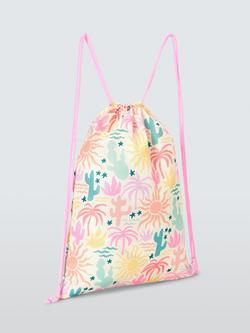 John Lewis Kids' Rainbow Desert Swim Bag, Multi - view 2, Multi