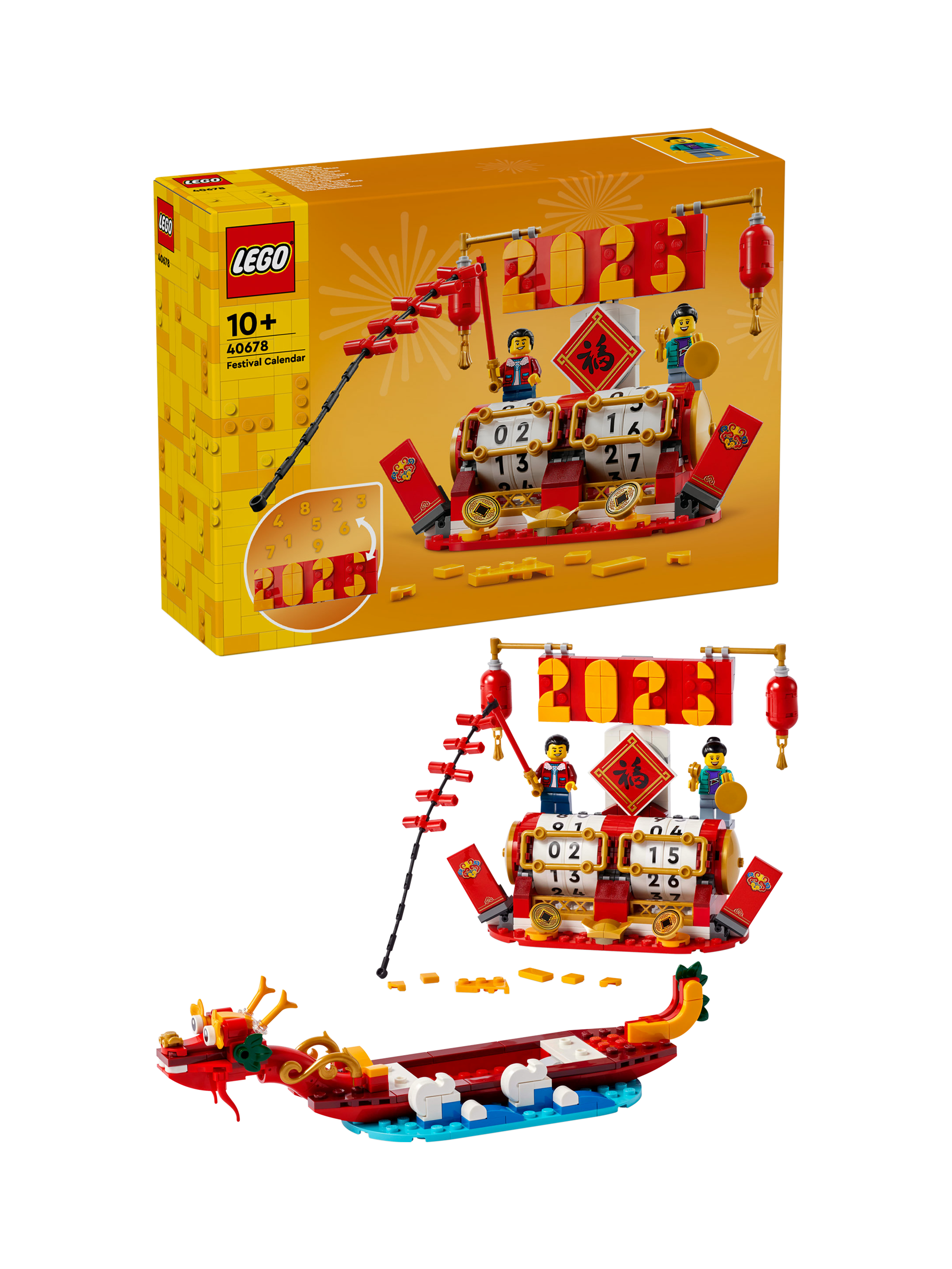 LEGO 2in1 Festival Calendar Creative Building Toy Set 40678