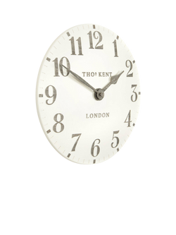 Thomas Kent Arabic Numeral Wall Clock, 30cm - view 2, Cream