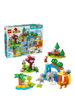 LEGO DUPLO 3in1 Wild Animal Families Learning Toy Set 10446, Multi